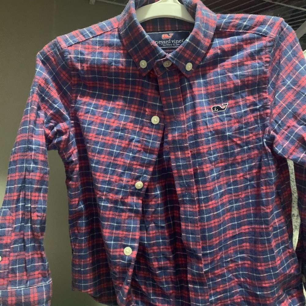 Vineyard Vines Flannel Plaid Button up